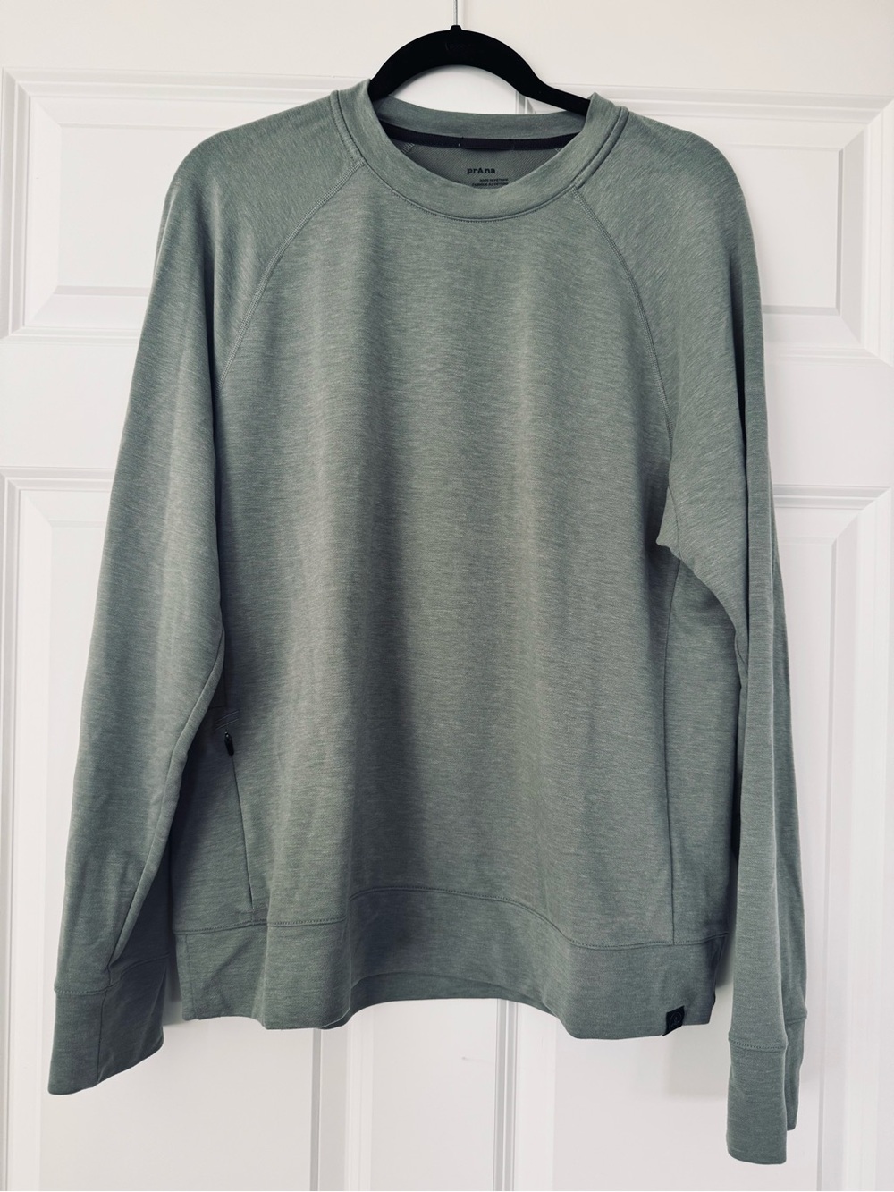Prana Men’s Altitude Tracker Crew II Sage Green